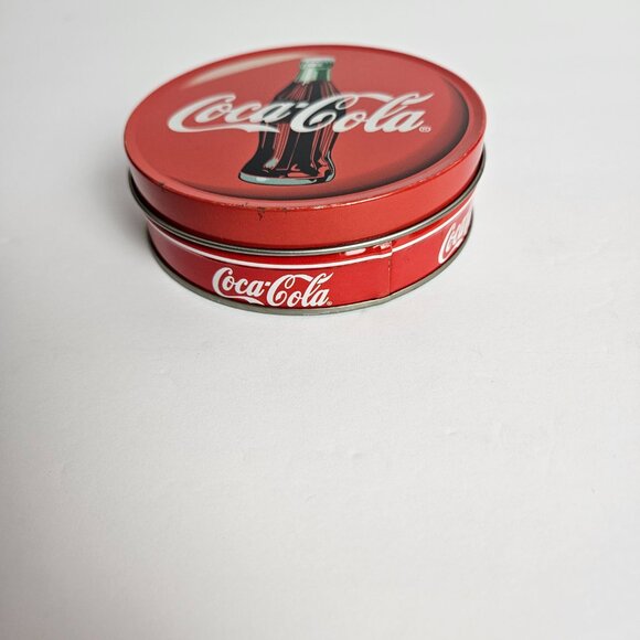 Vintage 1999 Coca-Cola Collectible Tin Coaster Set Pilot, Astronaut, Mom, Child - Picture 13 of 16